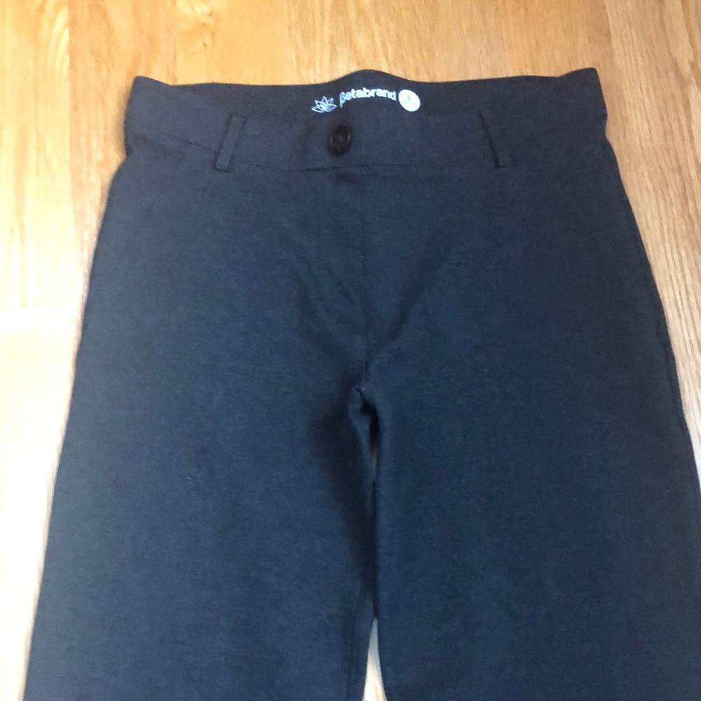 Betabrand, charcoal grey,bootleg pants.   Size petite small.   NWOT